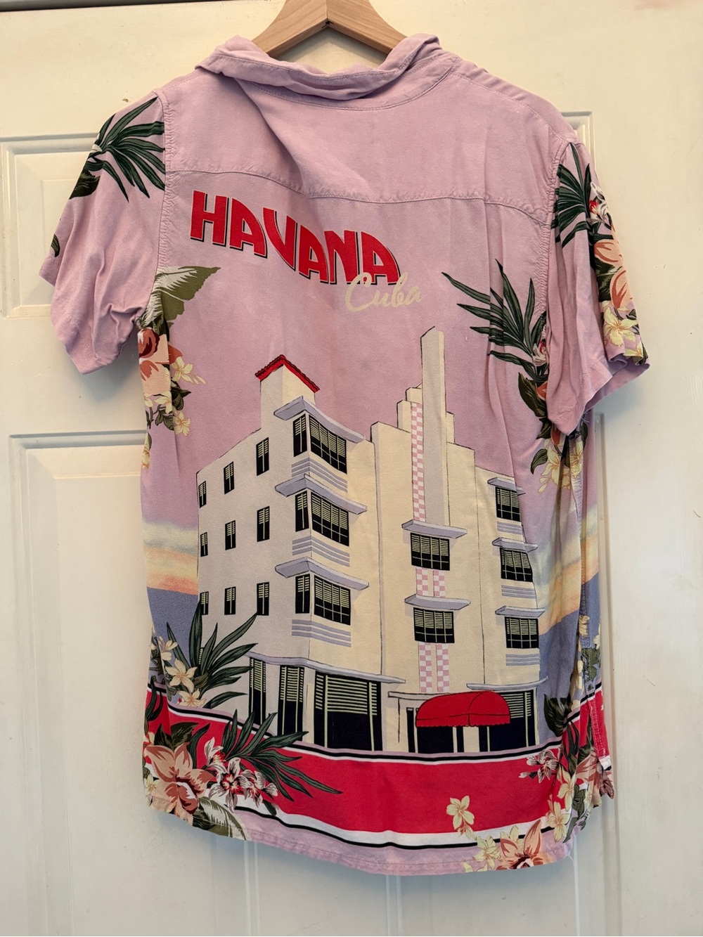 PacSun Havana Cuba Lavender Resort Shirt